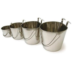 Stainless Steel Buckets with Hook