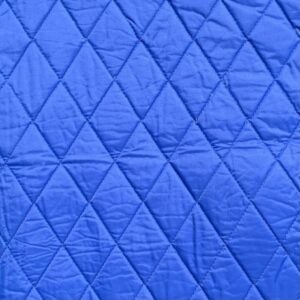 Blue Quilted Cool Coats