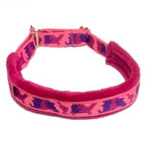 Pink Camo Fluff Collars