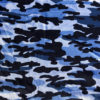Blue Camouflage Cotton Crate Mat