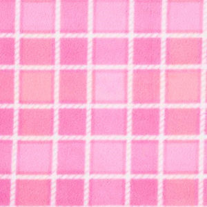 Pink Squares Polar Fleece