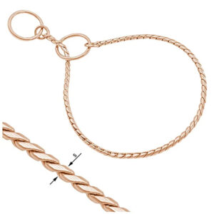 Snake Chain Show Collar 5mm Rose Gold