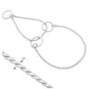 Martingale Choke Show Collar 3mm Chrome