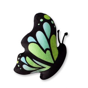 Fringe Miniz Butterflies Green