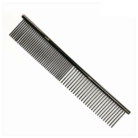 Groom Professional Black Anti Static Fine/Coarse Comb