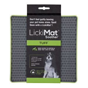 LickiMat Soother Tuff Slow Food Lick Mat Lime