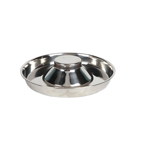 Stainless Steel Donut Puppy Saucer Small