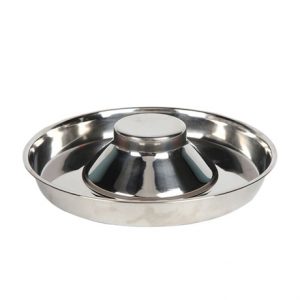 Stainless Steel Donut Puppy Saucer Large