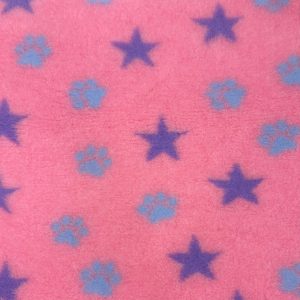 Pink Stars adn Paws VetBed